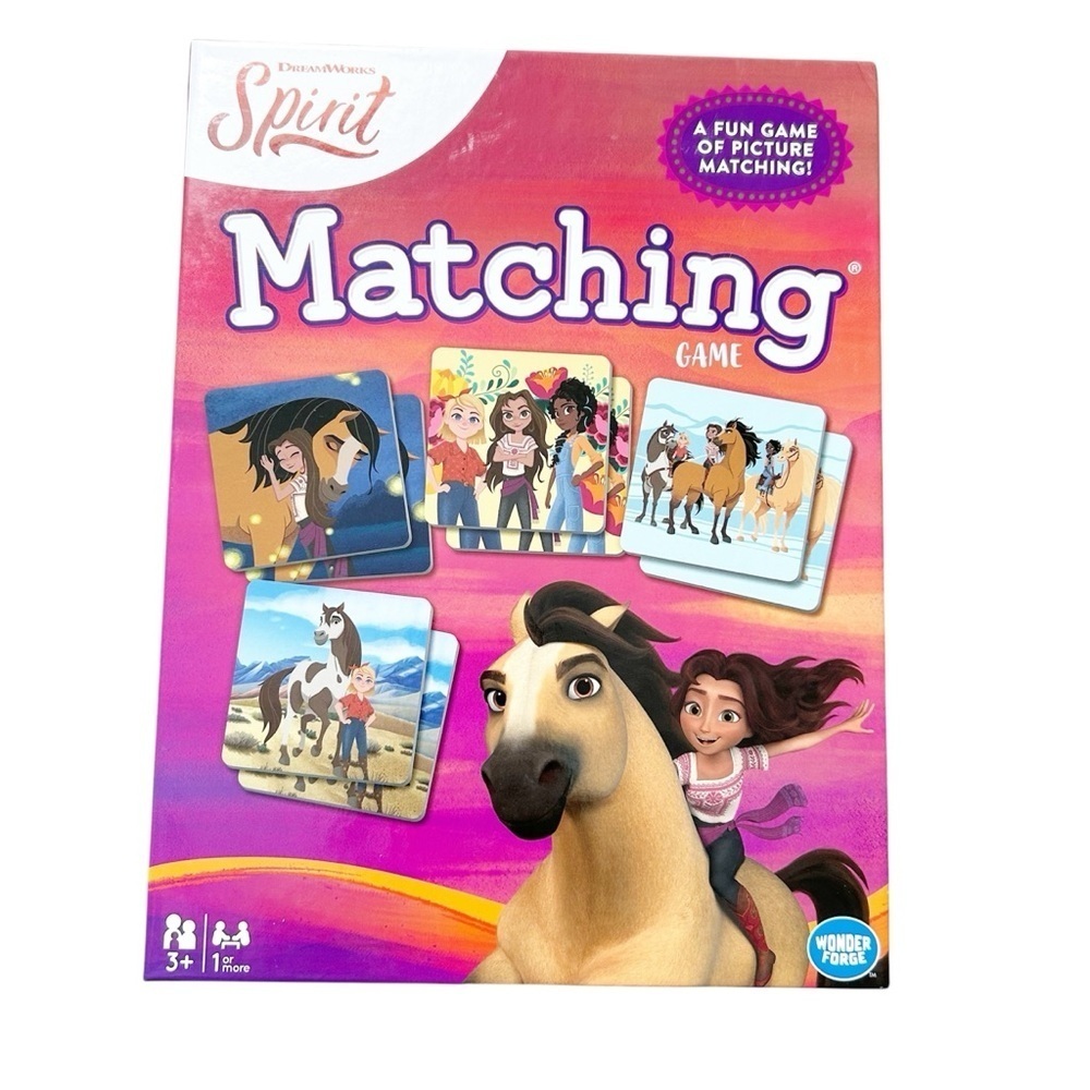 •NEW• DreamWorks Spirit Matching Game A Fun Game of Picture Matching Pre-School